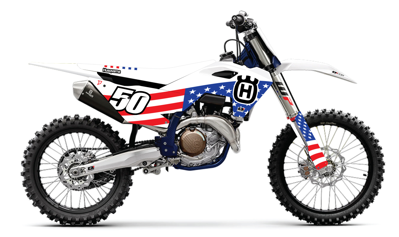 COMP KIT USA 25 HUSQVARNA TC/FC 125-450 WHT BG