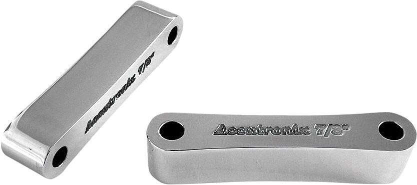ACCUTRONIX SMOOTH FENDER SPACERS 49MMX5/8" CHROME