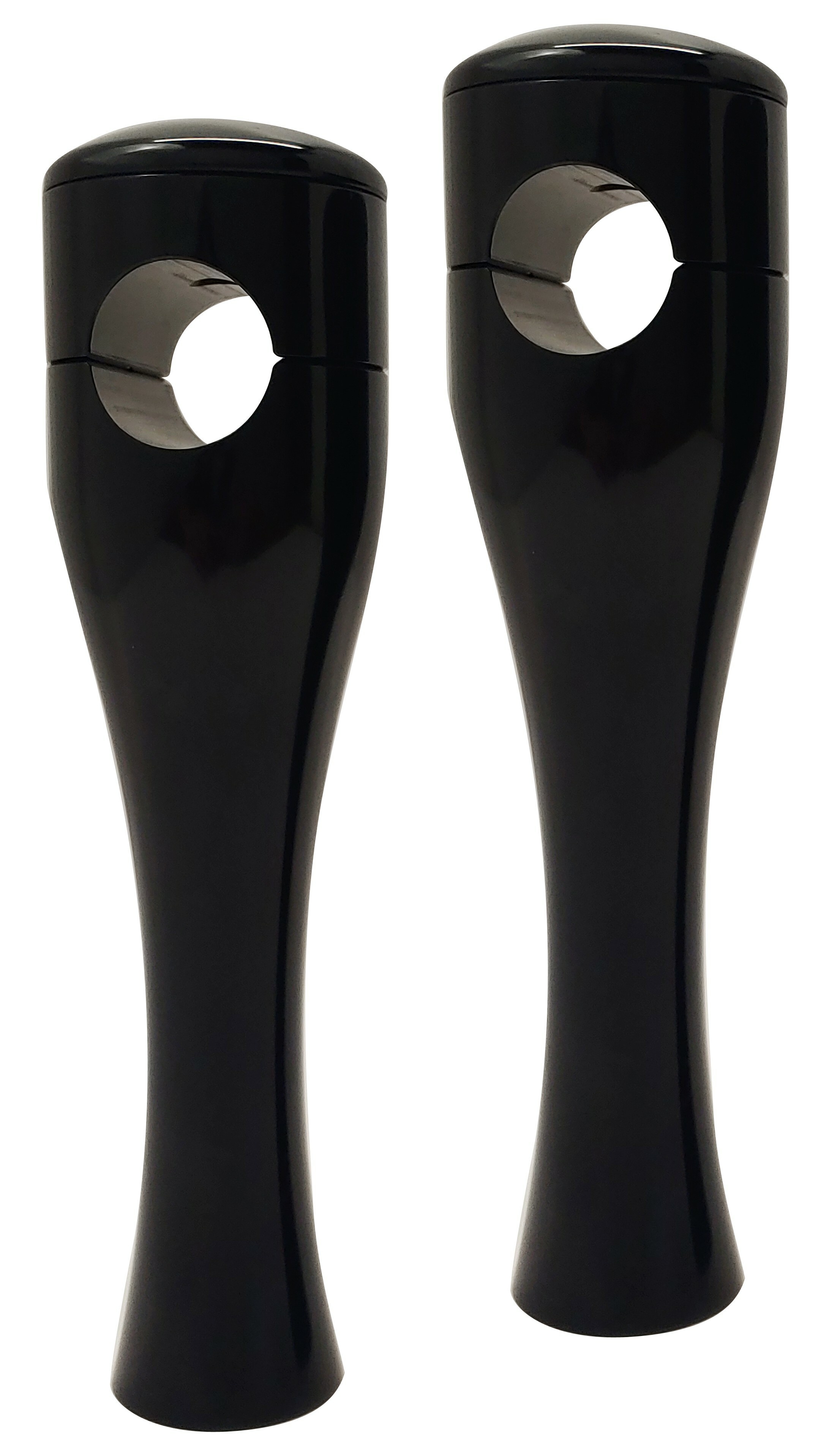 ACCUTRONIX 4" HOURGLASS RISER 1" BARS FX & XL BLACK