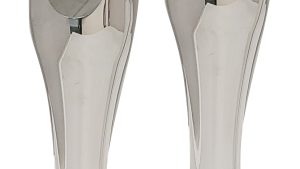 ACCUTRONIX 8" HOURGLASS RISER 1" BARS FX & XL CHROME