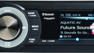 AQUATIC AV BLUETOOTH USB/MP3 MEDIA PLAYER SIRIUS/XM READY