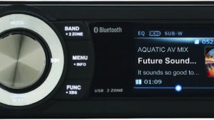 AQUATIC AV BLUETOOTH USB/MP3 MEDIA PLAYER UNIVERSAL HARDWIRE