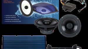 AQUATIC AV ULTRA SPEAKER KIT FLHT `98-13