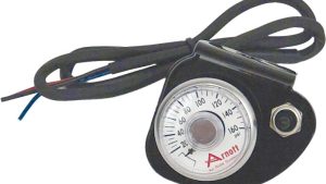 ARNOTT PRESSURE GAUGE & BRACKET W/TOGGLE SWITCH BLACK