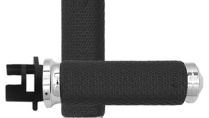 AVON MEMORY FOAM GRIPS CHROME INDIAN (EX SCOUT)