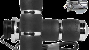 AVON VELVET AIR HEATED CHROME TWIST GRIP