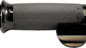 AVON CUSTOM CONTOUR GRIPS CABLE THROTTLE BOSS BLACK