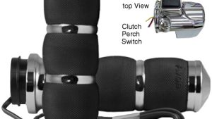 AVON AIR CUSHION FBW HEATED GRIPS 15-UP FLTR CHROME