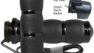 AVON VELVET AIR FBW HEATED GRIPS 15-UP FLTR BLACK