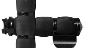 AVON AIR CUSHIONED GRIPS W/THROTTLE BOSS 1" BLACK