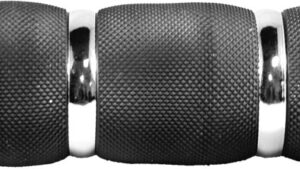 AVON AIR CUSHIONED GRIPS HEATED W/THROTTLE BOSS CHROME