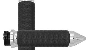 AVON CABLE THROTTLE MEMORY FOAM GRIP CHROME