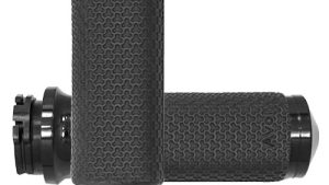 AVON CABLE THROTTLE MEMORY FOAM GRIP BLACK