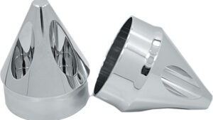 AVON AXLE NUT COVER SPIKE CHROME 7/8"