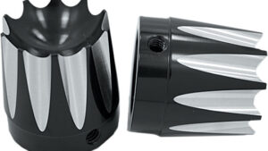 AVON AXLE NUT COVER EXCALIBUR BLACK 1"