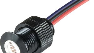 BAGGERNATION LIGHTNING BOLTS RED LED BLACK