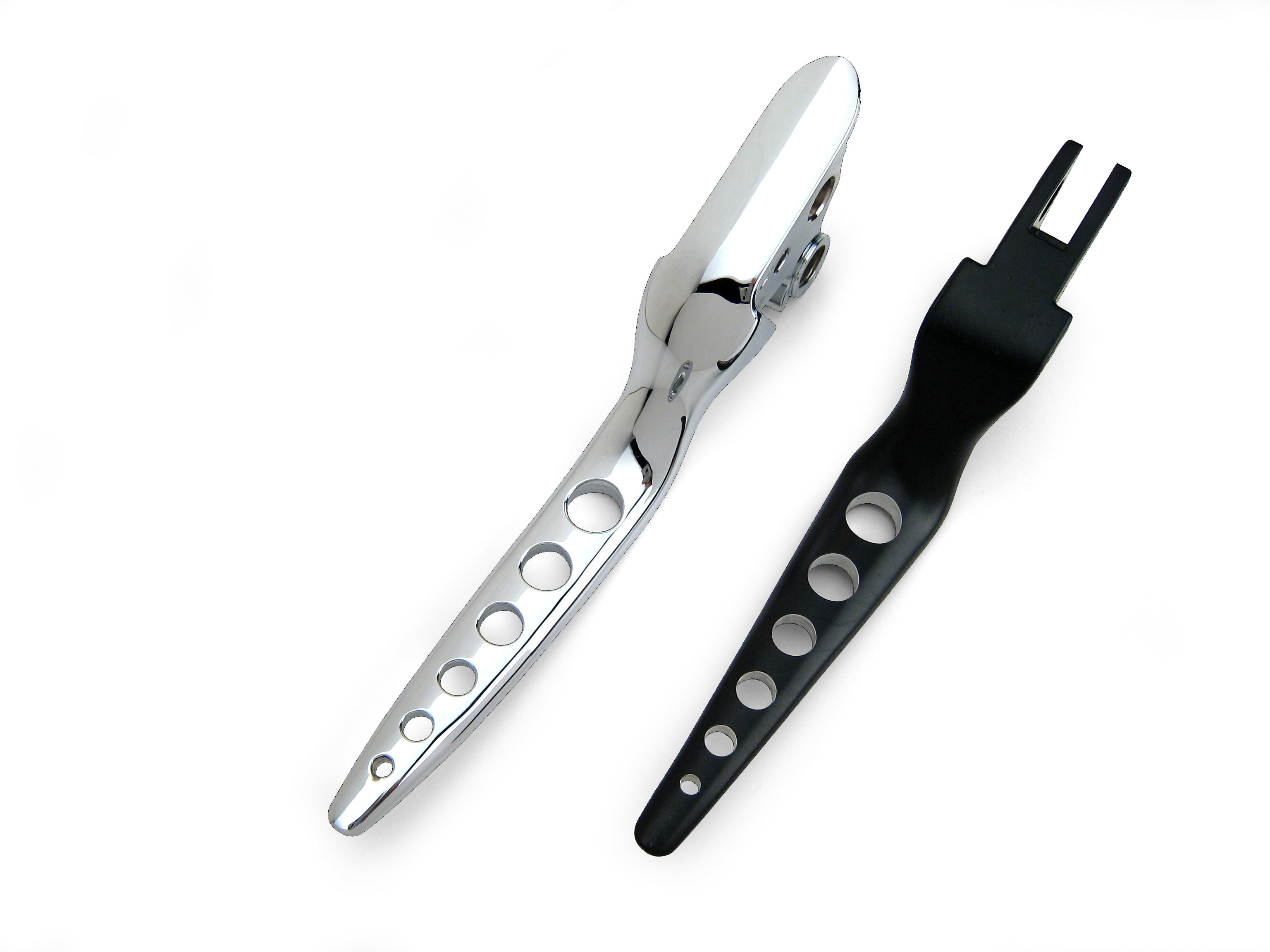 BAGGERNATION RACE LEVERS CABLE CHROME `08-13 FLH/T