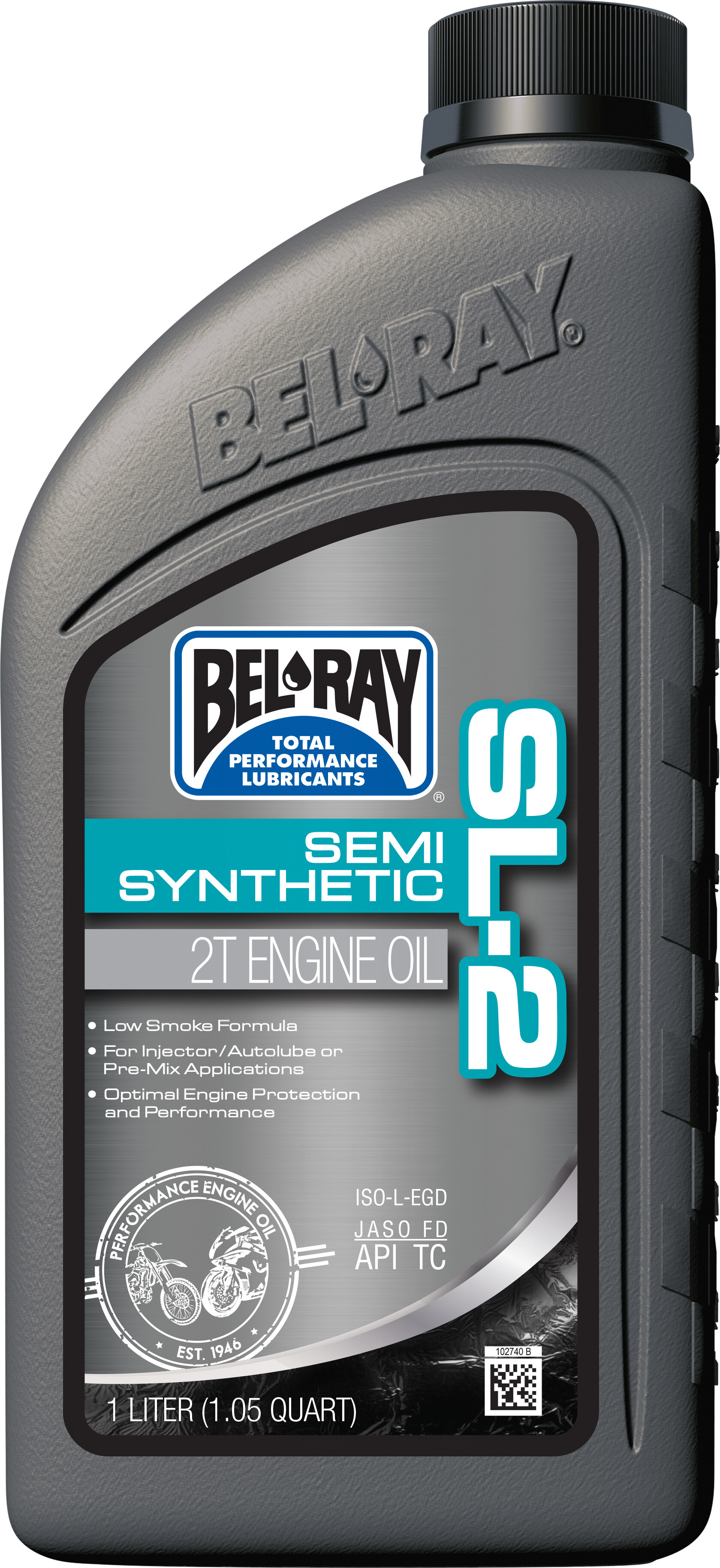 BEL-RAY SL-2 SEMI-SYNTHETIC ENGINE OIL 2T 1L