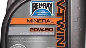 BEL-RAY V-TWIN MINERAL ENGINE OIL 20W50 4L
