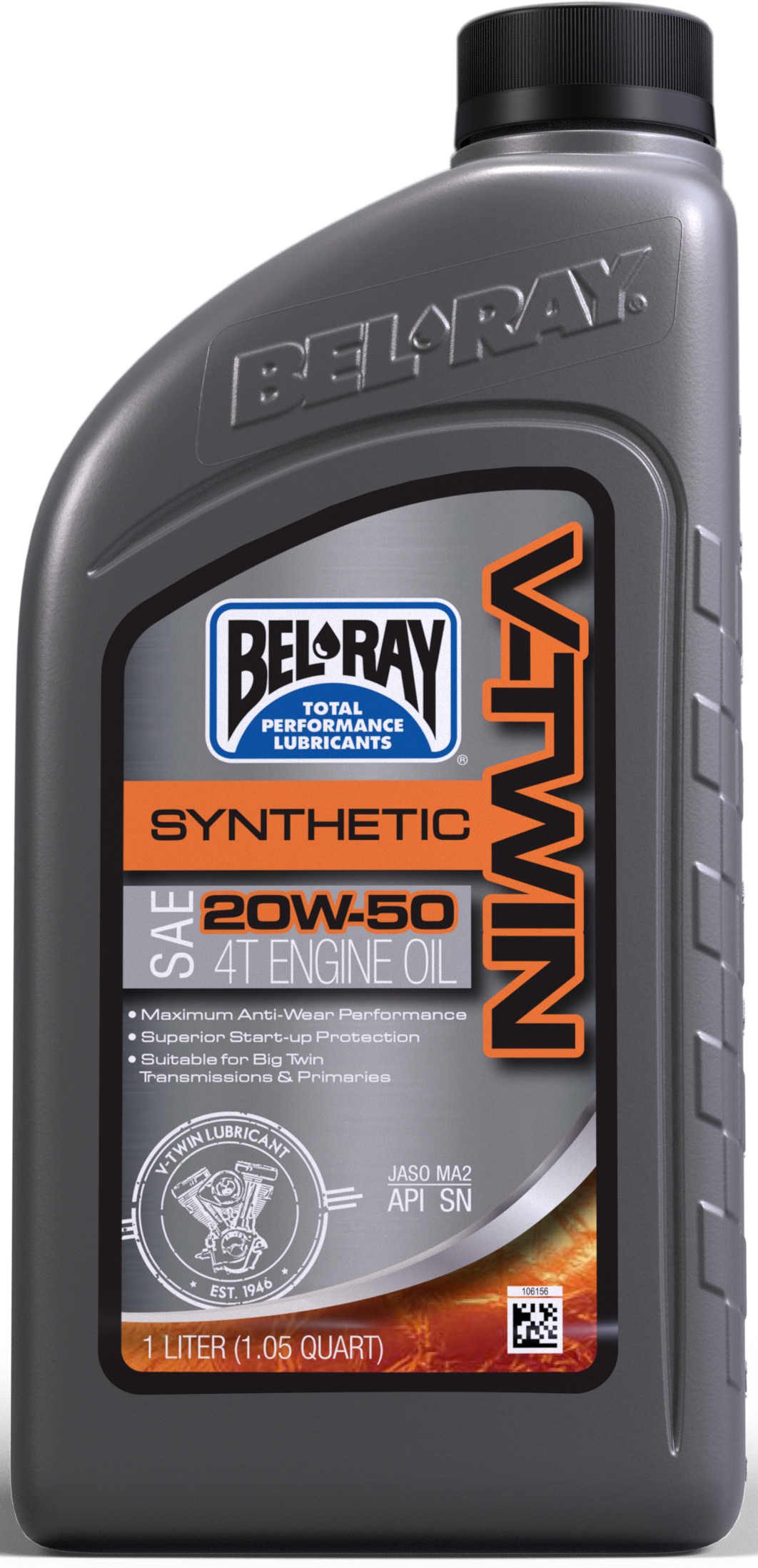 BEL-RAY V-TWIN SYNTHETIC OIL 20W50 1L
