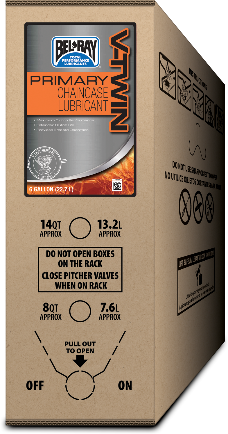 BEL-RAY PRIMARY V-TWIN CHAINCASE LUBE 6GAL BIB