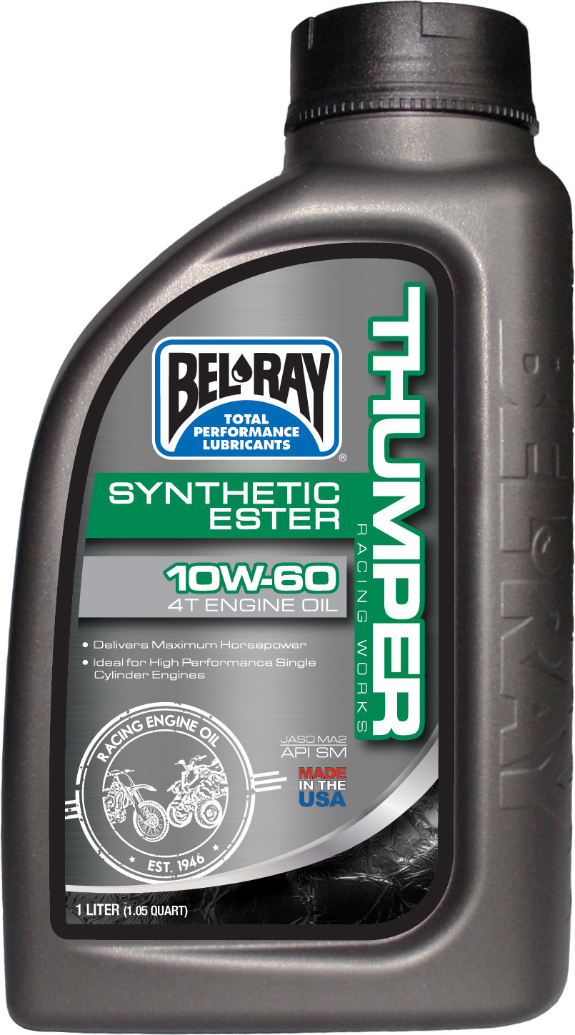 BEL-RAY WORKS THUMPER SYNTHETIC OIL 4T 10W60 1LT