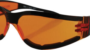 BOBSTER SHIELD II SUNGLASSES BLACK W/AMBER LENS