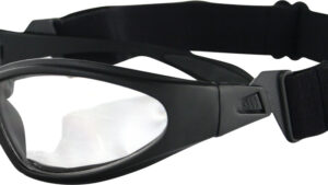 BOBSTER GXR SUNGLASSES BLACK W/CLEAR LENS