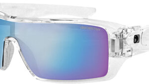 BOBSTER PARAGON SUNGLASSES CLEAR W/BLUE MIRROR LENS