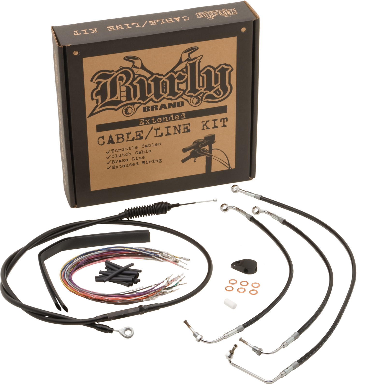 BURLY BRAND BURLY CNTRL KIT 18" APE STAINLESS NON-ABS