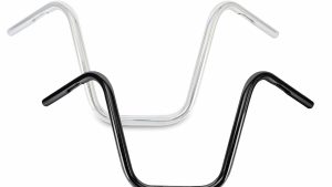 BURLY BRAND NARROW 12" APEHANGERS 1" BLACK