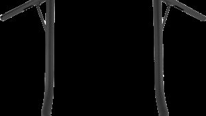 BURLY BRAND LOUIE-BAGGER 19"BAR 1.25" TBW MATTE BLACK