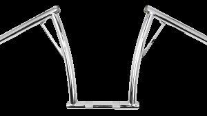 BURLY BRAND VIEJO 12" BAR 1" CHROME