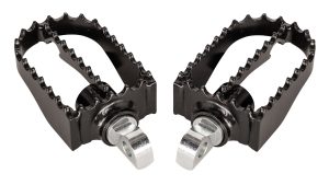 BURLY BRAND MX STYLE FOOTPEGS BLACK