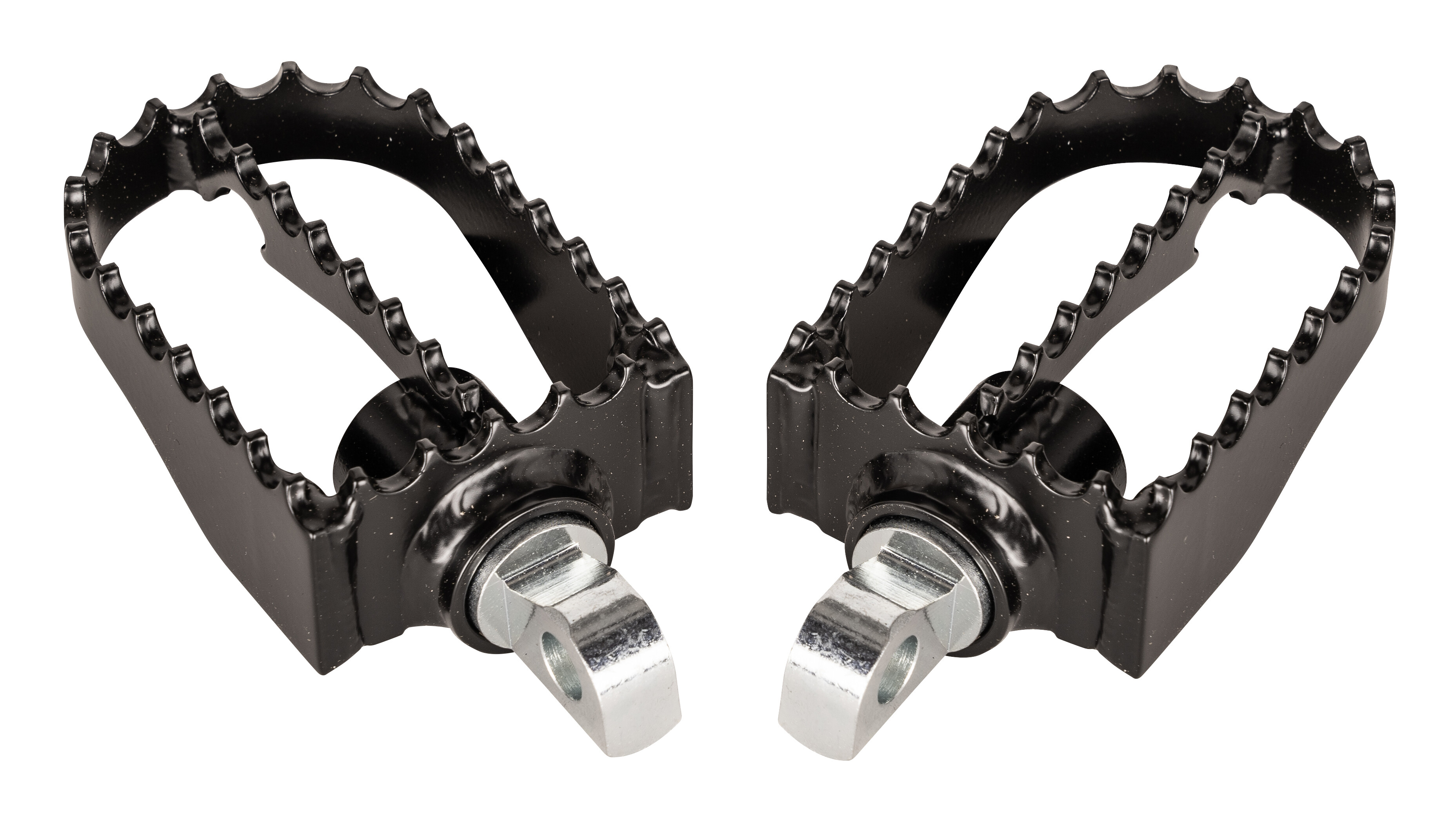 BURLY BRAND MX STYLE FOOTPEGS BLACK