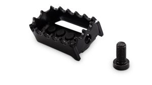BURLY BRAND MX STYLE TOE PEG BLACK