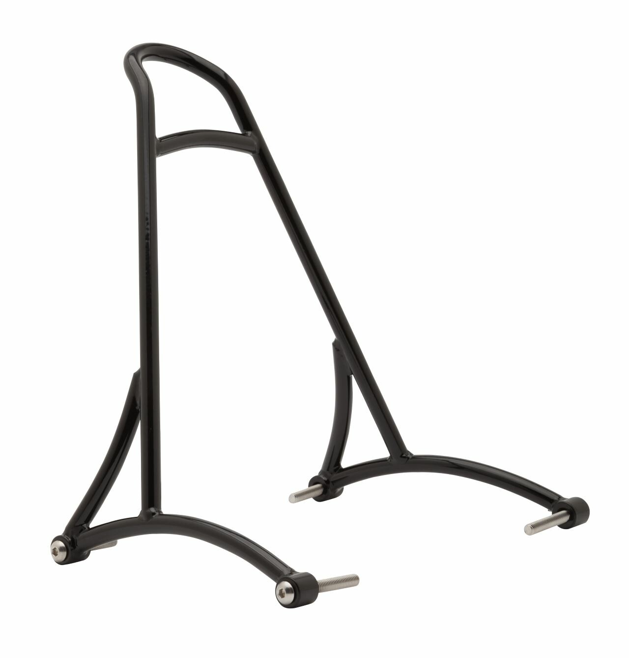 BURLY BRAND SHORT SISSY BAR BLACK DYNA 06-17