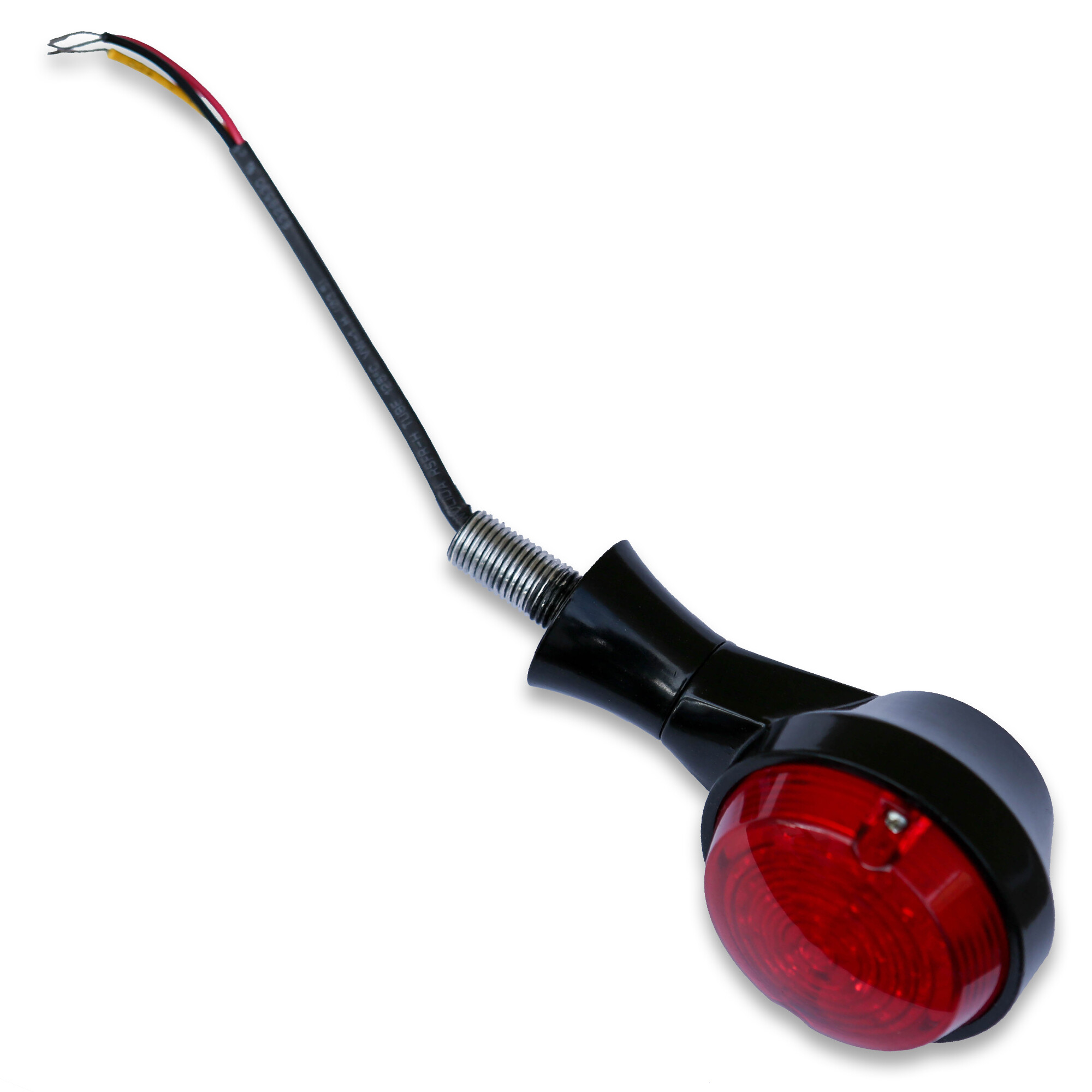 BURLY BRAND LED TURN SIGNAL RED UNIV BLACK PR
