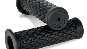 BURLY BRAND RUBBER DIAMONDBACK GRIPS BLACK 7/8"