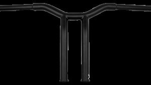BURLY BRAND DOMINATOR RAKED BAR 12" 1.25" MATTE BLACK