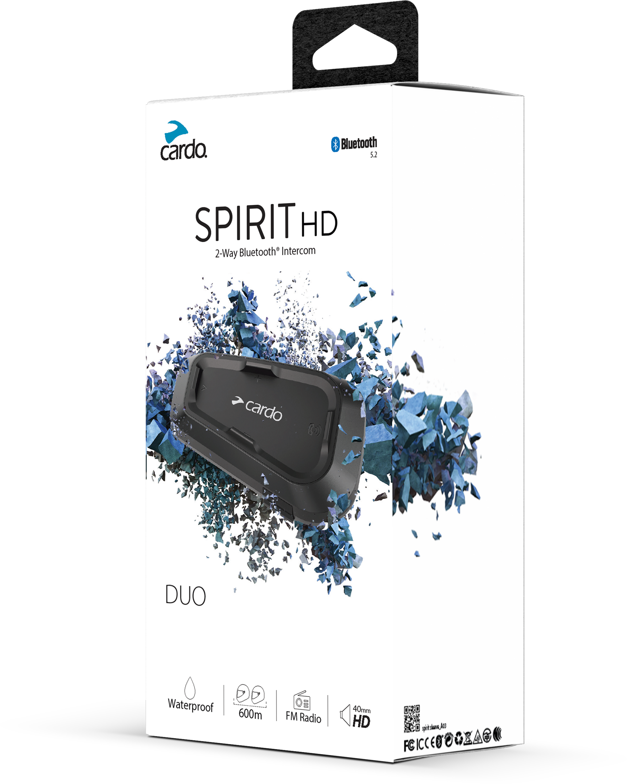 CARDO SPIRIT HD BLUETOOTH HEADSET DUO