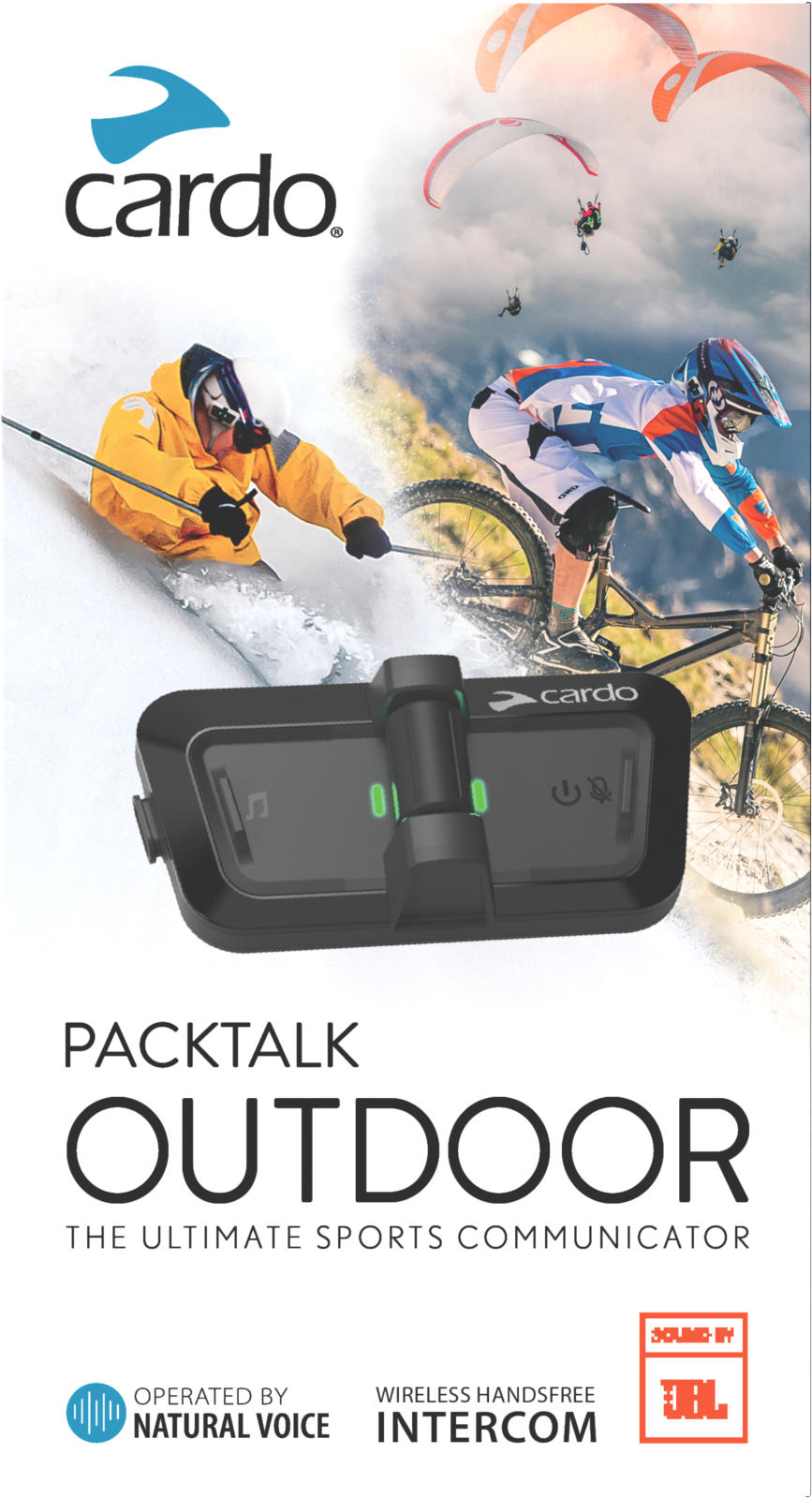 CARDO PALKTALK OUTDOOR SINGLE BLACK