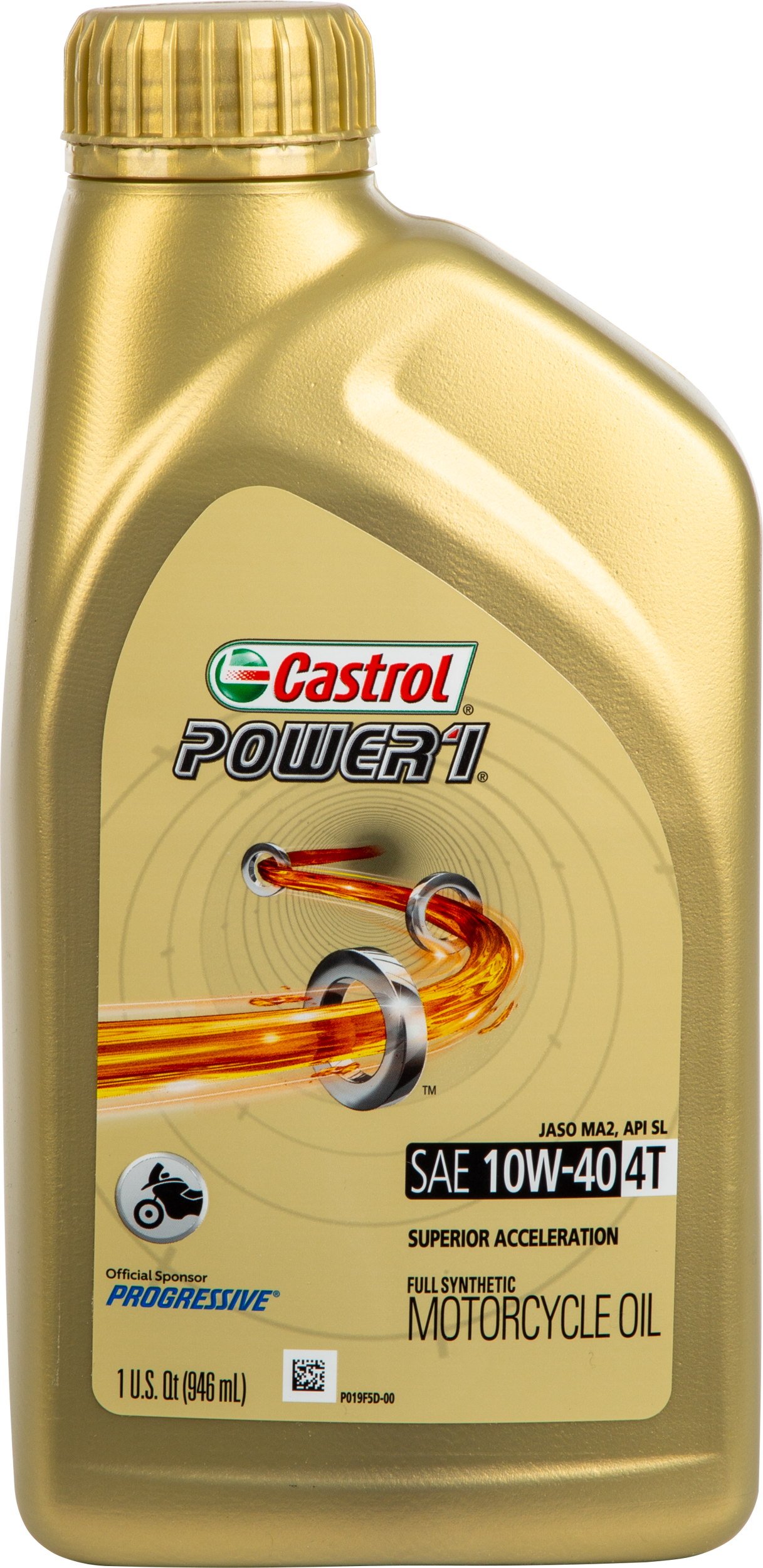 CASTROL POWER 1 SYNTHETIC OIL 4T 10W40 1QT