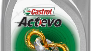 CASTROL ACT>EVO SYNTHETIC BLEND OIL 4T 10W40 1QT