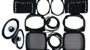 CERWIN VEGA 6"X9" CUT IN LID KIT W/ SM69F4 2014-2023 FLH/T BAGS