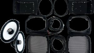 CERWIN VEGA 6"X9" CUT IN LID KIT W/ SM69F4 1998-2013 FLH/T BAGS