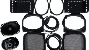 CERWIN VEGA 6"X9" CUT IN LID KIT W/ PH694 1998-2013 FLH/T BAGS