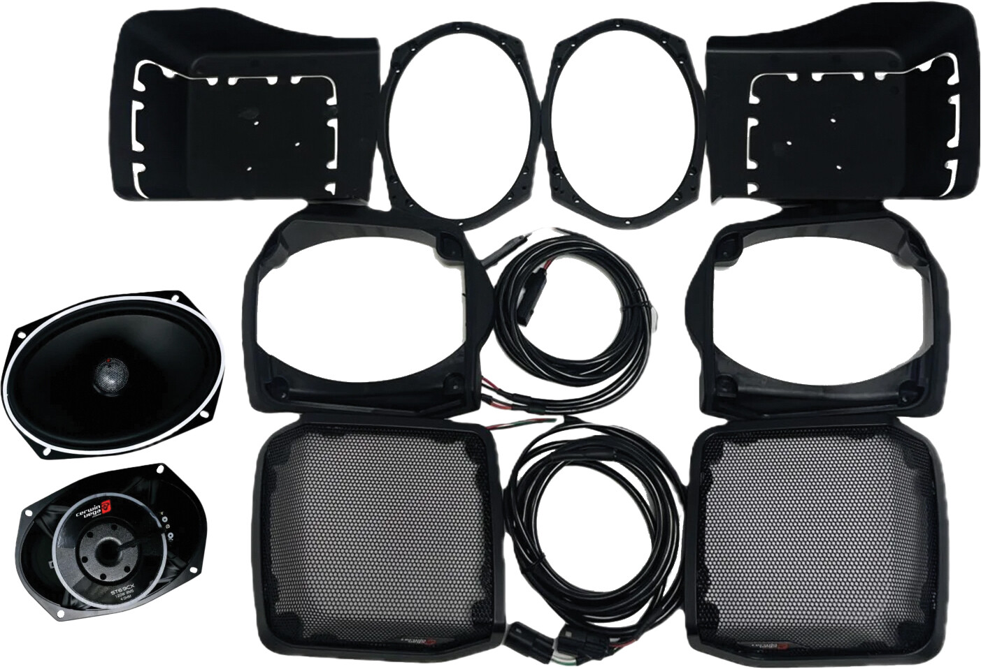 CERWIN VEGA 6"X9" CUT IN LID KIT W/ PH694 1998-2013 FLH/T BAGS