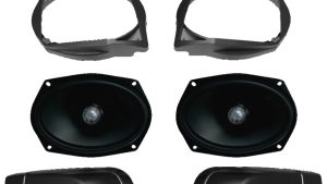 CERWIN VEGA 6"X9" CUT IN LID KIT W/ ST69CX 2014-2023 FLH/T BAGS