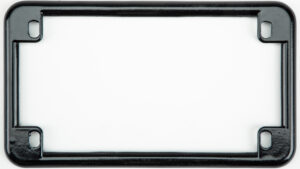 CHRIS PRODUCTS LICENSE PLATE FRAME BLACK